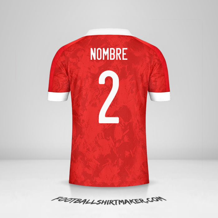 Jersey Rusia 2020/2021 -  nombre - 2