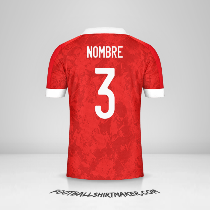 Camiseta Rusia 2020/2021 -  nombre - 3