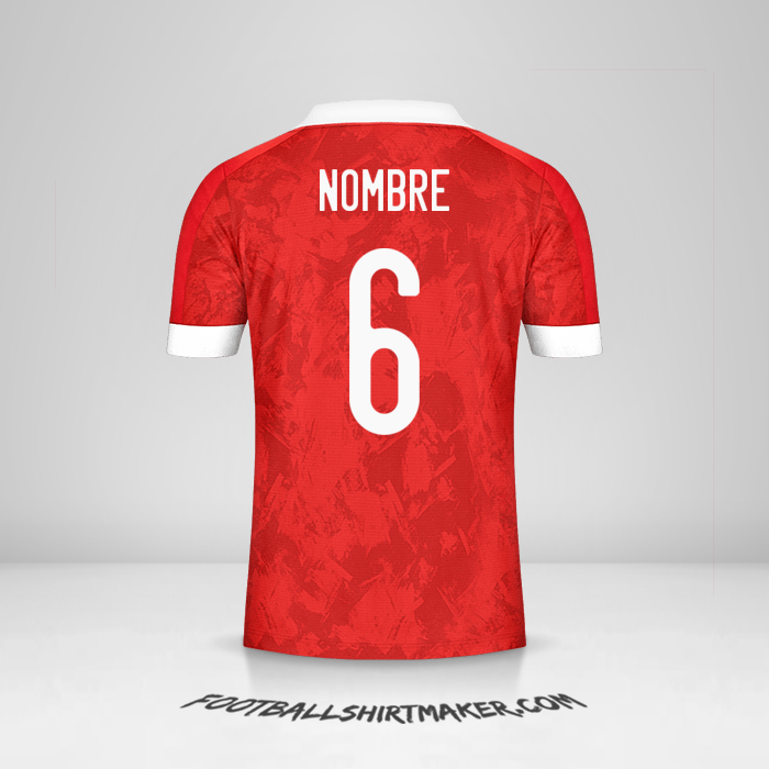 Jersey Rusia 2020/2021 -  nombre - 6
