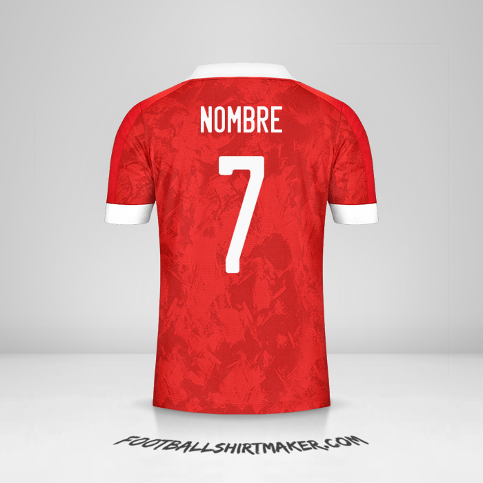 Jersey Rusia 2020/2021 -  nombre - 7
