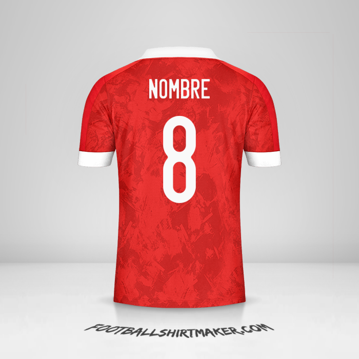 Jersey Rusia 2020/2021 -  nombre - 8