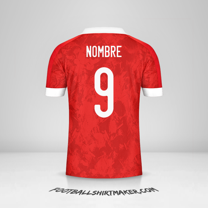 Camiseta Rusia 2020/2021 -  nombre - 9