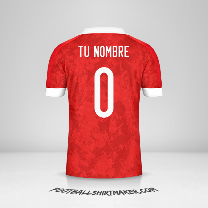 Jersey Rusia 2020/2021 -  tu nombre - 0