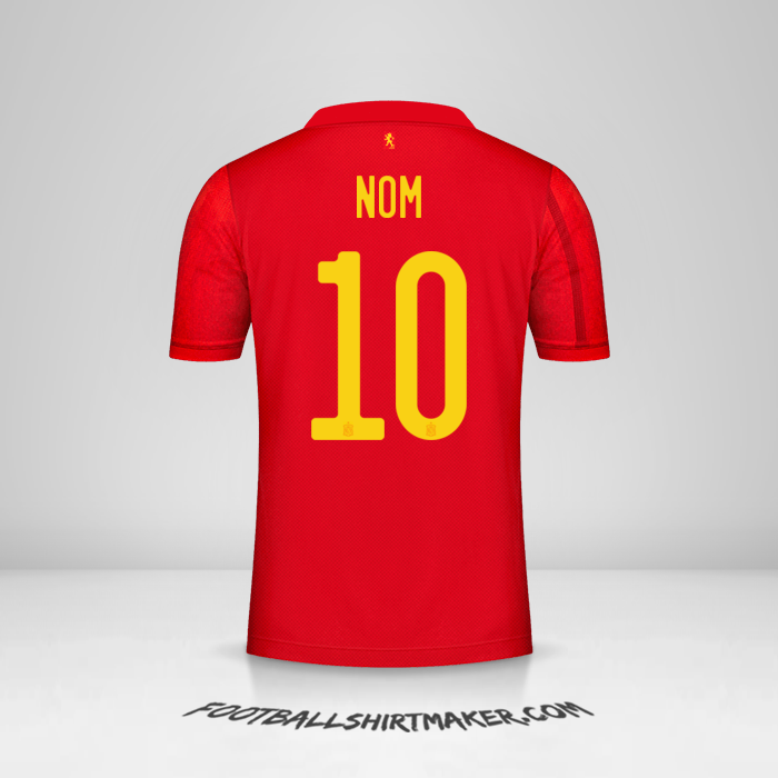 Maillot Espagne 2020/2021 -  nom - 10
