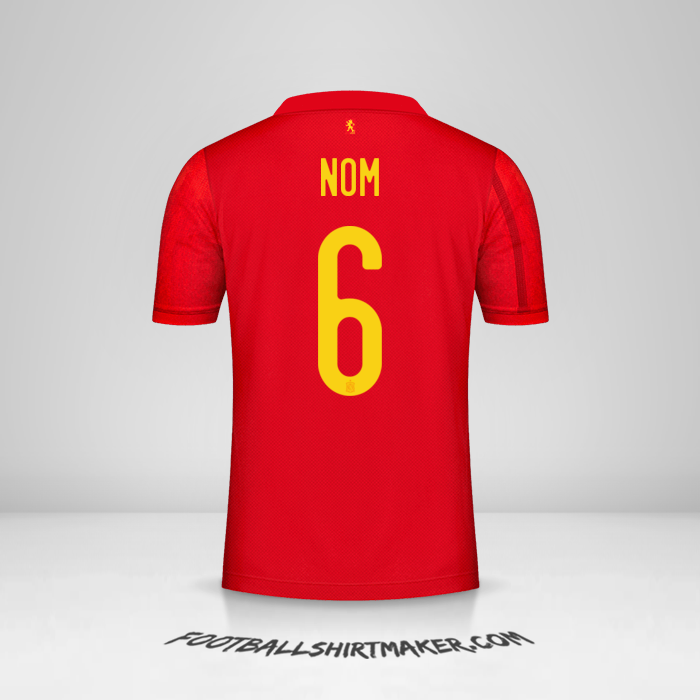 Maillot Espagne 2020/2021 -  nom - 6
