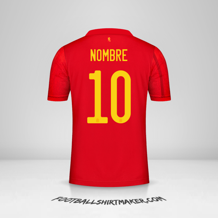 Jersey España 2020/2021 -  nombre - 10