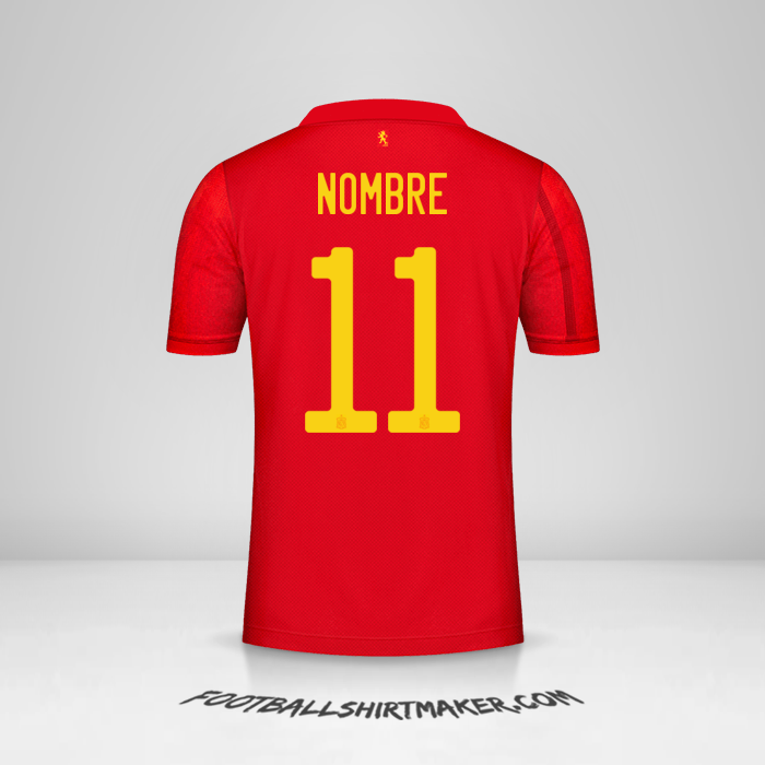 Jersey España 2020/2021 -  nombre - 11
