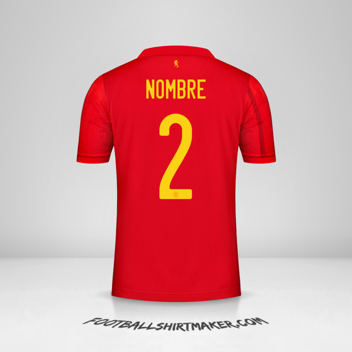 Jersey España 2020/2021 -  nombre - 2