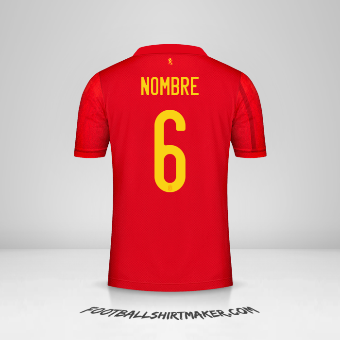 Jersey España 2020/2021 -  nombre - 6