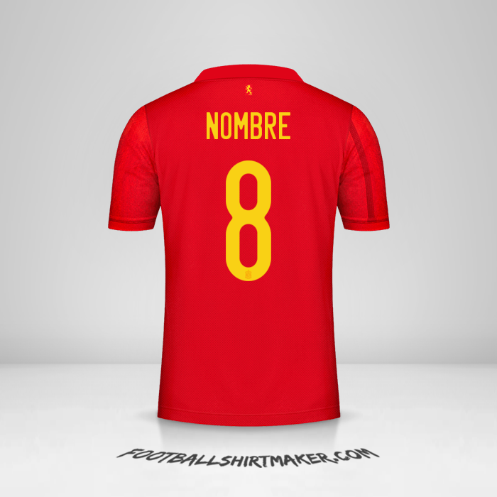 Jersey España 2020/2021 -  nombre - 8