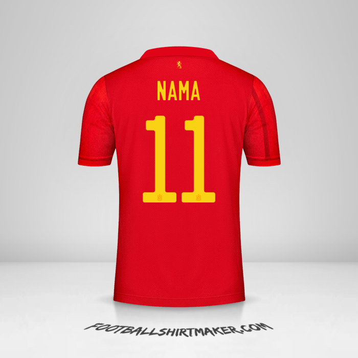 Jersey Spanyol 2020/2021 -  nama - 11