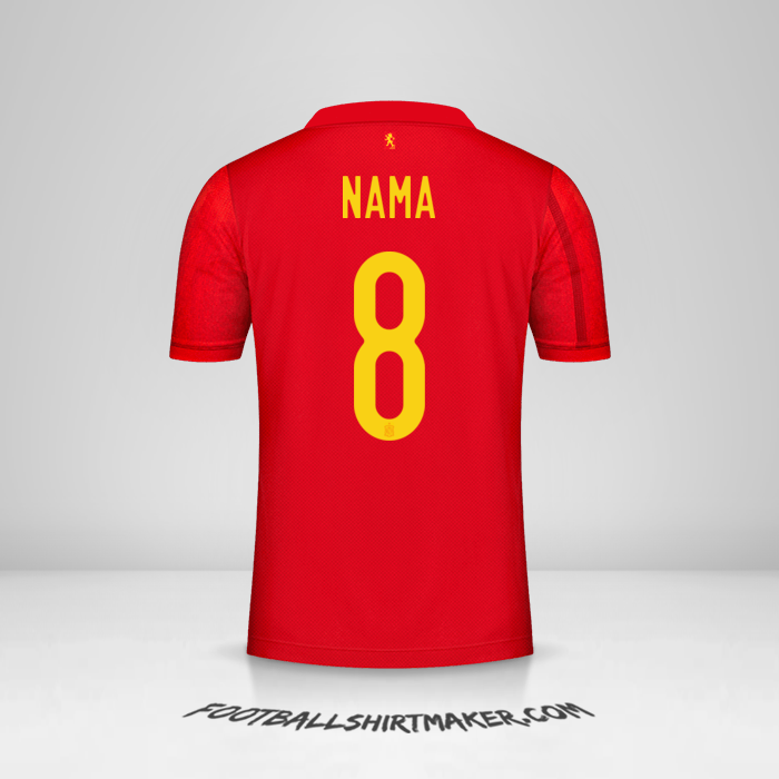 Jersey Spanyol 2020/2021 -  nama - 8