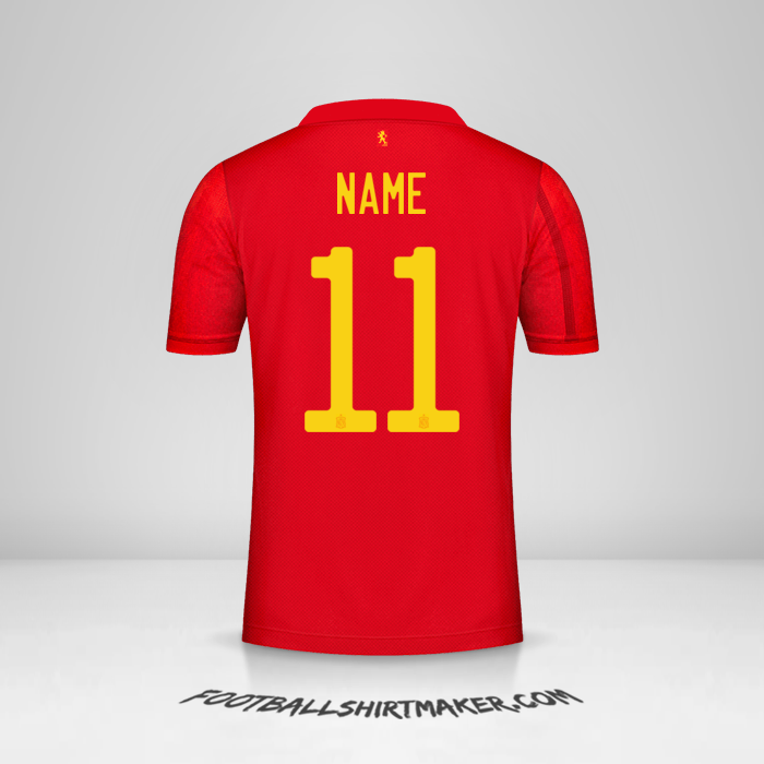 Shirt Spain 2020/2021 -  name - 11