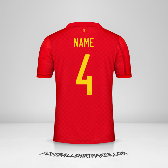 Shirt Spain 2020/2021 -  name - 4