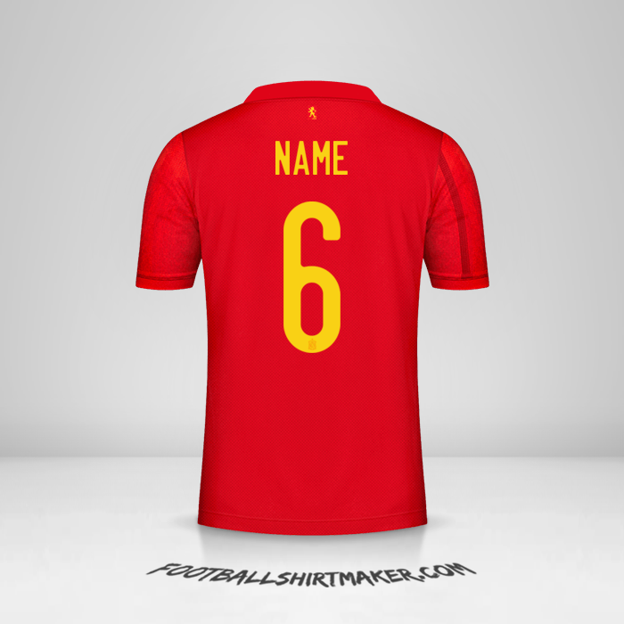 Trikot Spanien 2020/2021 -  name - 6