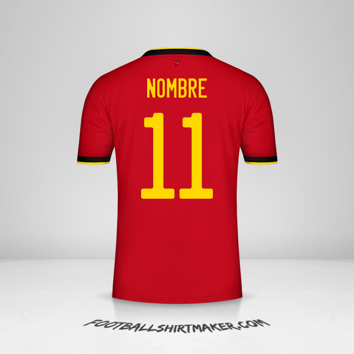 Jersey Belgica 2020/2021 -  nombre - 11
