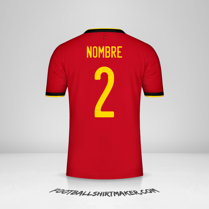 Jersey Belgica 2020/2021 -  nombre - 2