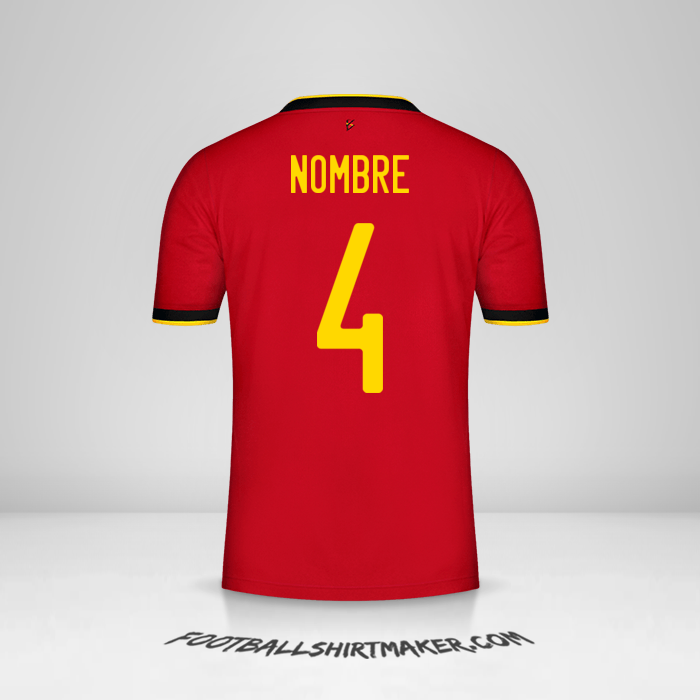 Jersey Belgica 2020/2021 -  nombre - 4