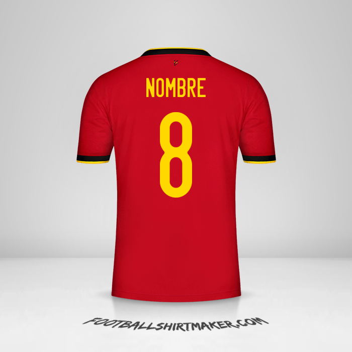 Jersey Belgica 2020/2021 -  nombre - 8