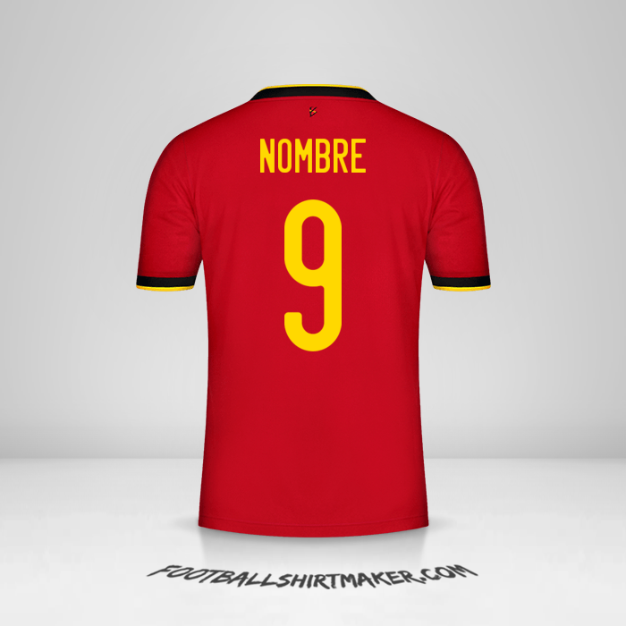 Jersey Belgica 2020/2021 -  nombre - 9