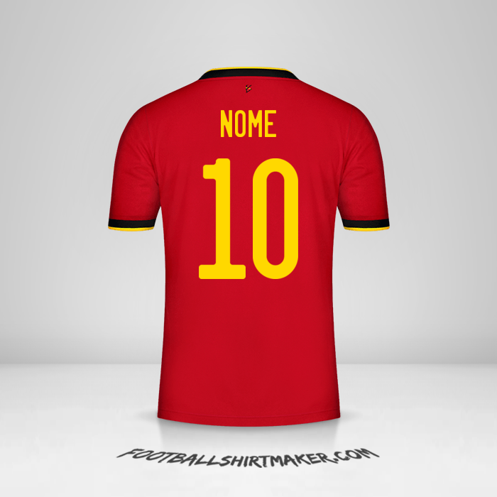 Camisa Bélgica 2020/2021 -  nome - 10