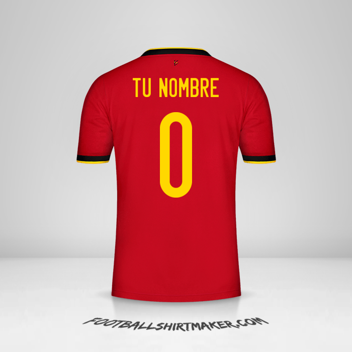 Camiseta Belgica 2020/2021 -  tu nombre - 0