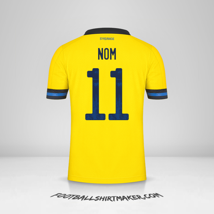 Maillot Suède 2020/2021 -  nom - 11