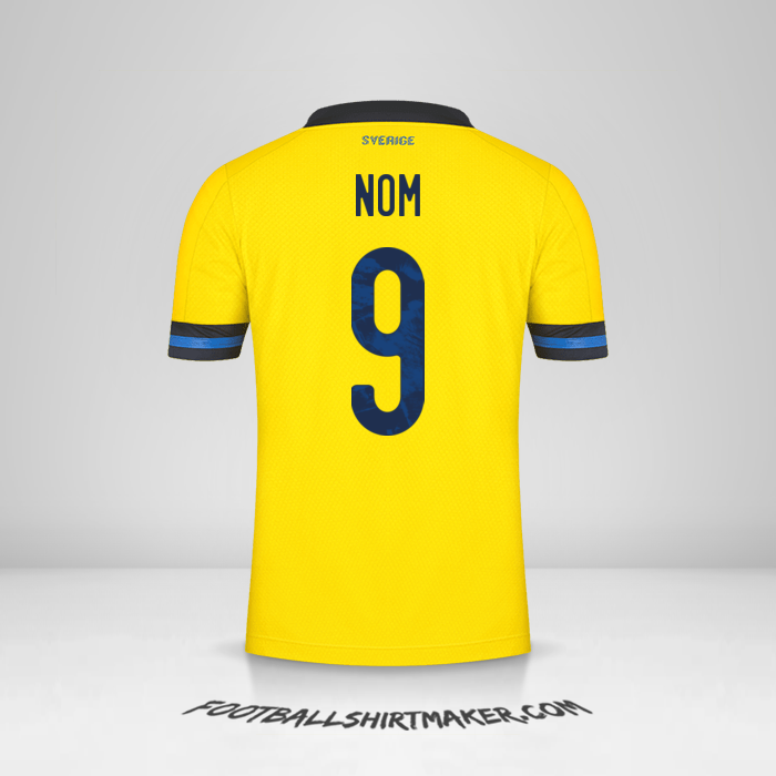 Maillot Suède 2020/2021 -  nom - 9