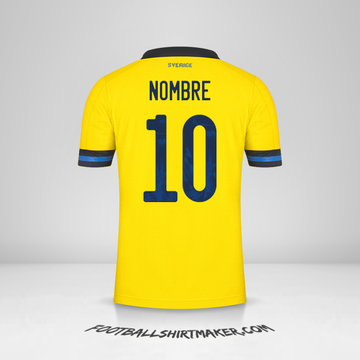 Camiseta Suecia 2020/2021 -  nombre - 10