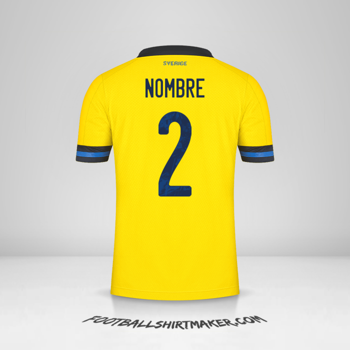 Camiseta Suecia 2020/2021 -  nombre - 2