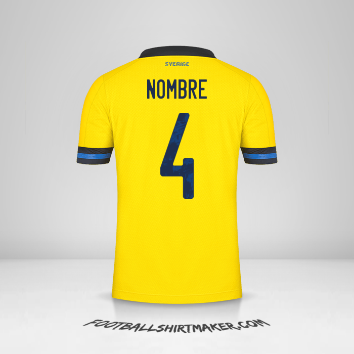 Jersey Suecia 2020/2021 -  nombre - 4