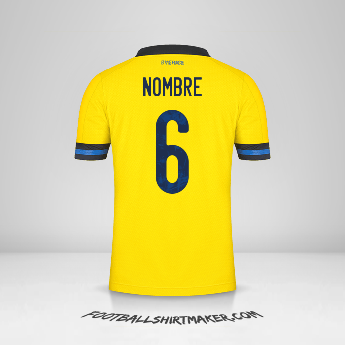 Jersey Suecia 2020/2021 -  nombre - 6