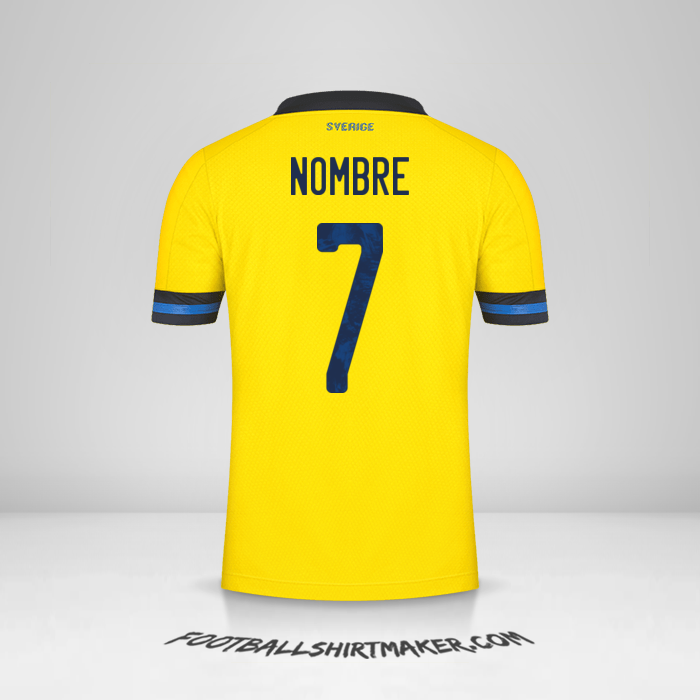 Jersey Suecia 2020/2021 -  nombre - 7