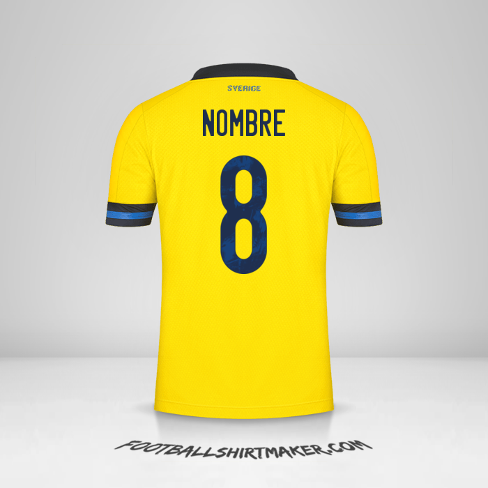 Jersey Suecia 2020/2021 -  nombre - 8
