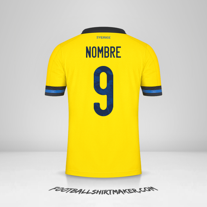 Jersey Suecia 2020/2021 -  nombre - 9