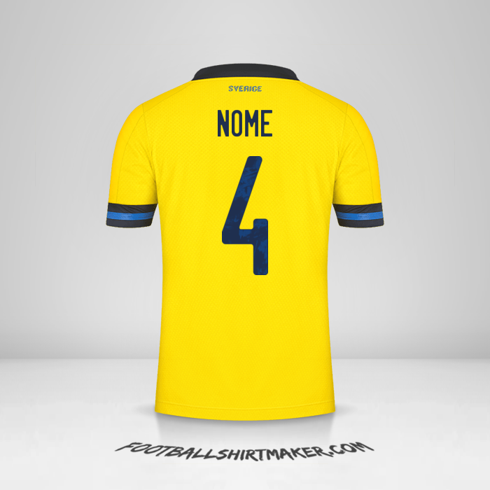 Camisa Suécia 2020/2021 -  nome - 4