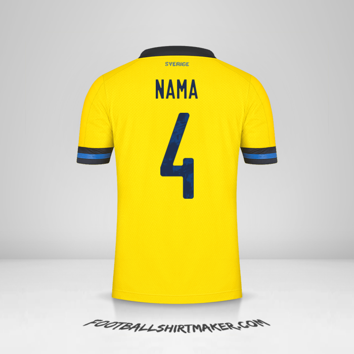Jersey Swedia 2020/2021 -  nama - 4