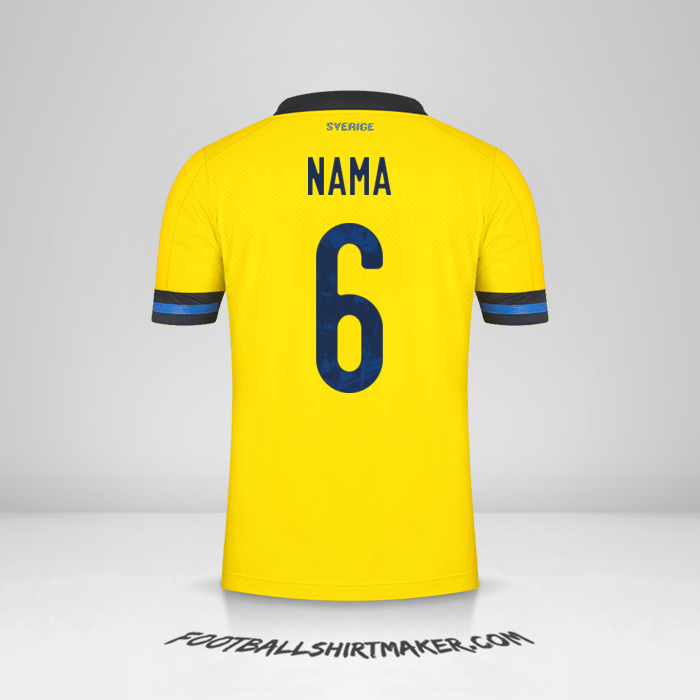 Jersey Swedia 2020/2021 -  nama - 6