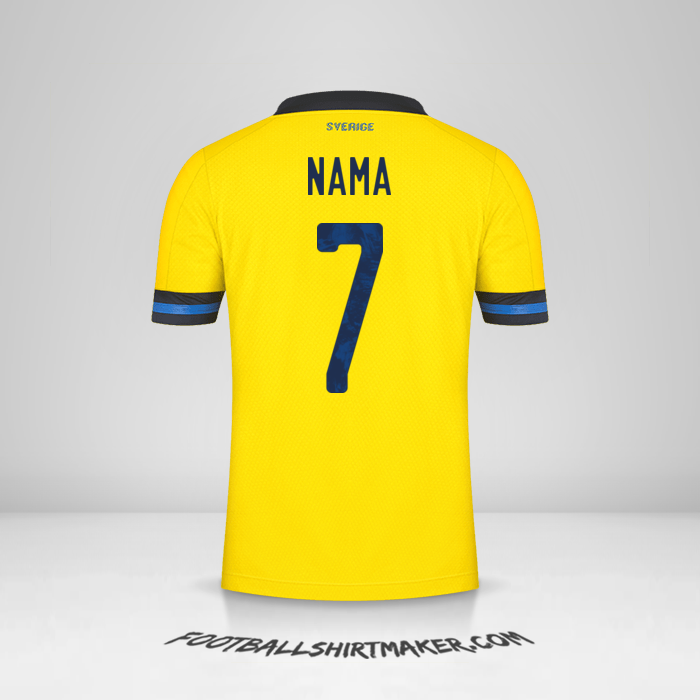 Jersey Swedia 2020/2021 -  nama - 7
