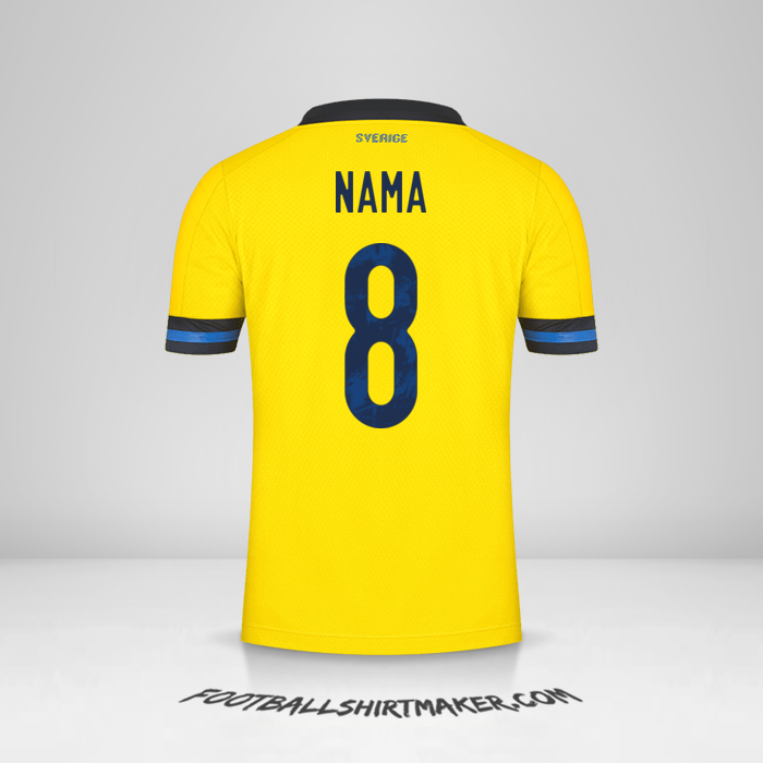 Jersey Swedia 2020/2021 -  nama - 8