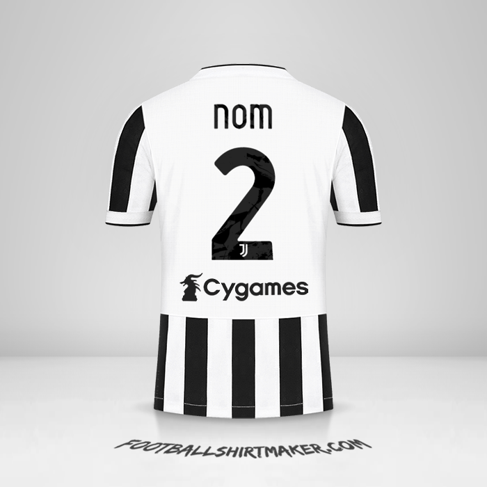 Maillot Juventus FC 2021/2022 -  nom - 2