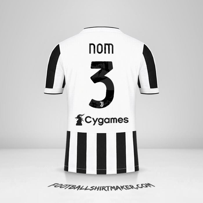 Maillot Juventus FC 2021/2022 -  nom - 3