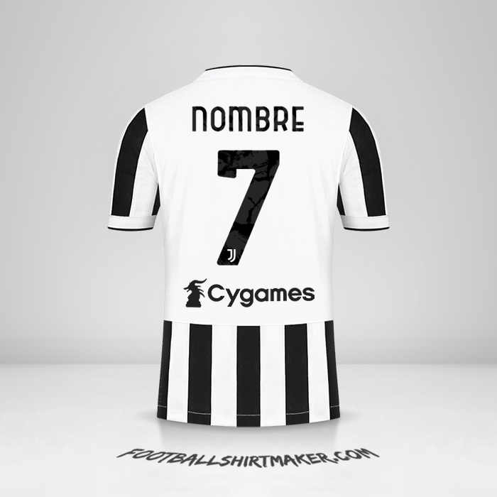 Jersey Juventus FC 2021/2022 -  nombre - 7