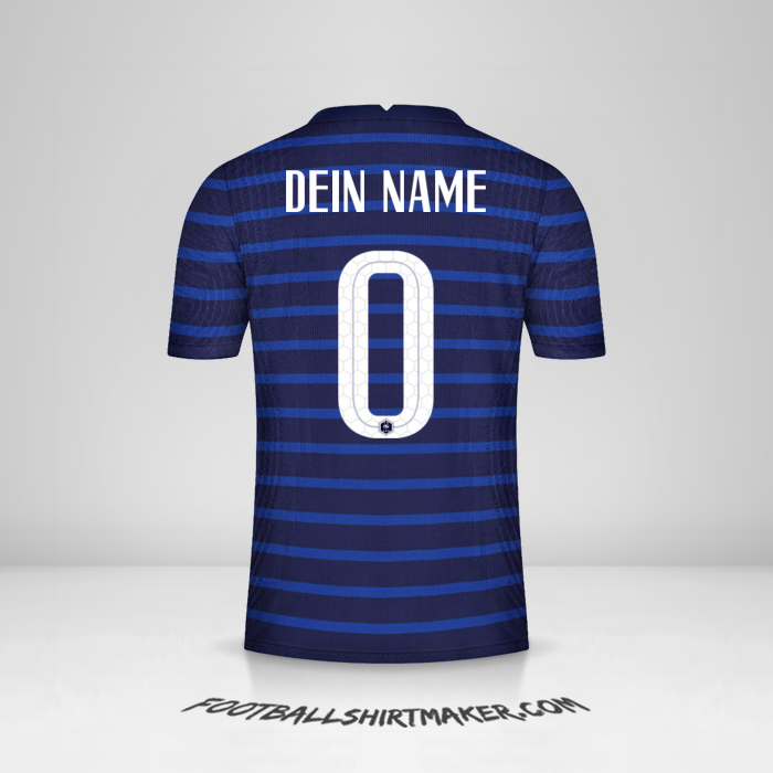 Trikot Frankreich 2020/2021 -  dein name - 0