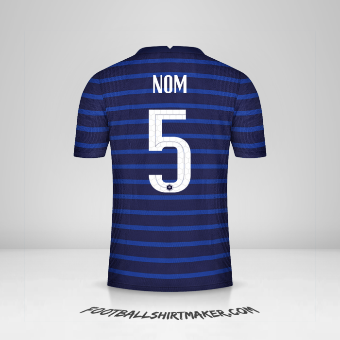 Maillot France 2020/2021 -  nom - 5