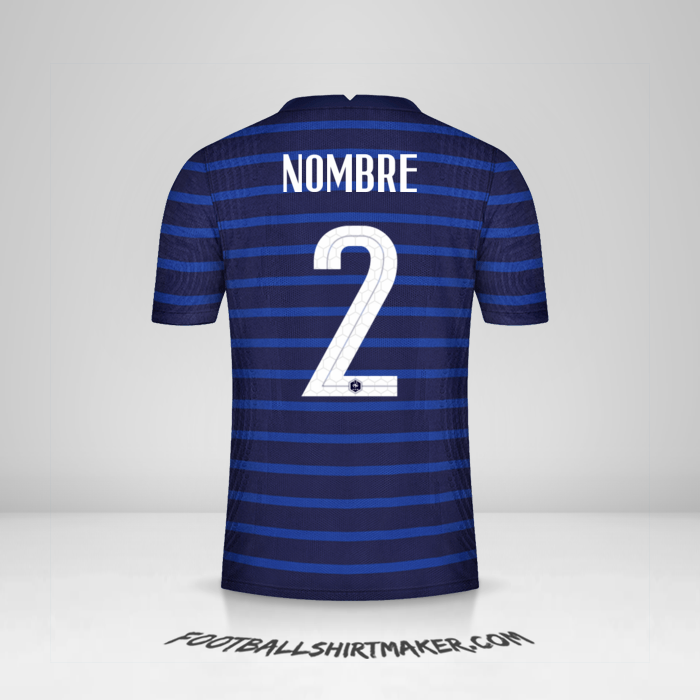 Jersey Francia 2020/2021 -  nombre - 2
