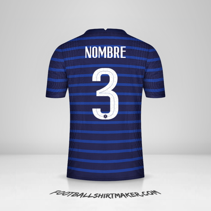Jersey Francia 2020/2021 -  nombre - 3