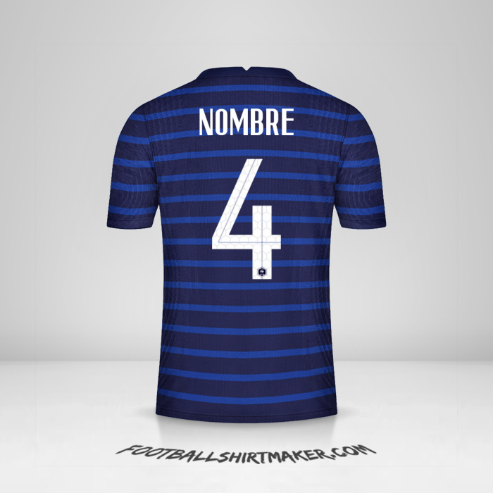 Jersey Francia 2020/2021 -  nombre - 4