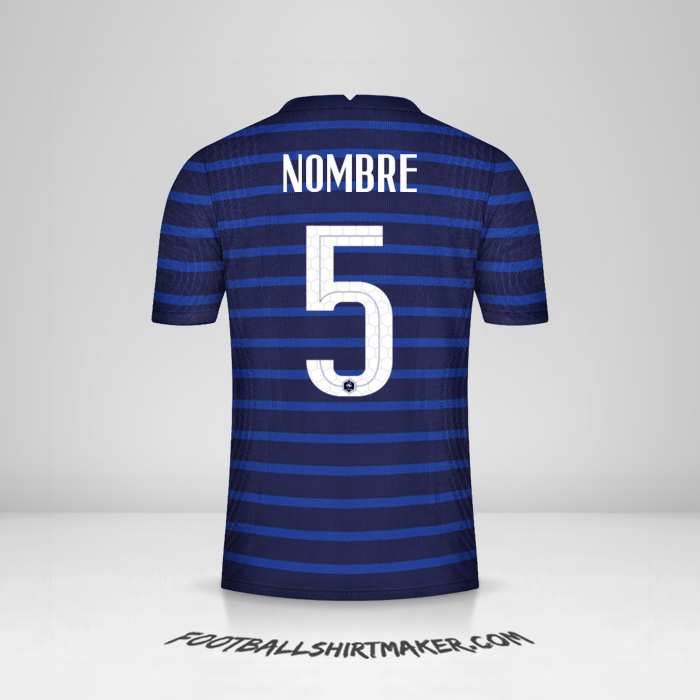 Jersey Francia 2020/2021 -  nombre - 5