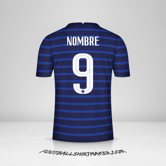 Jersey Francia 2020/2021 -  nombre - 9
